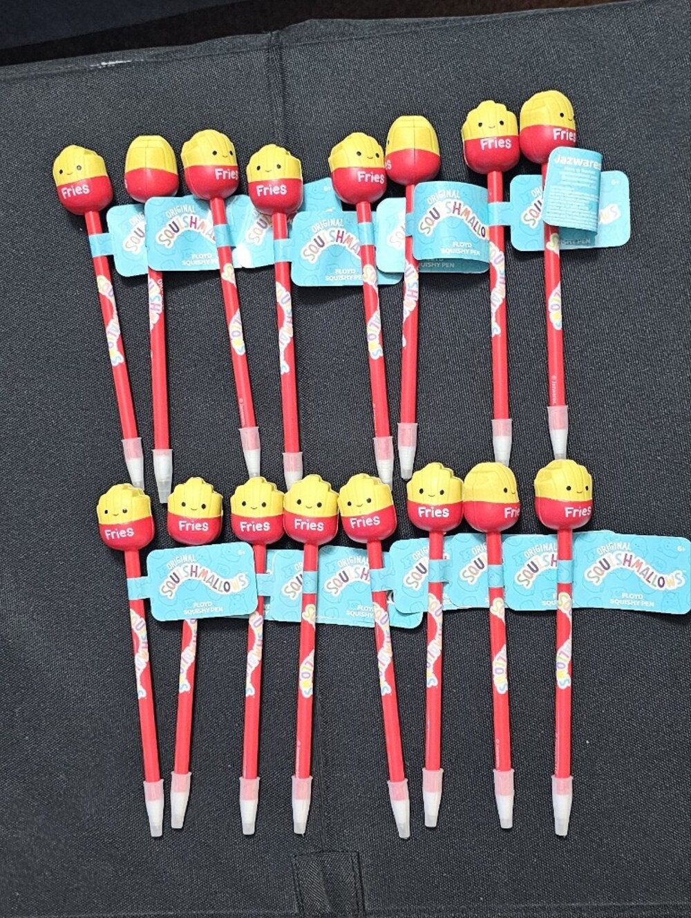 Squishmallows Fries Character Pen - Yellow & Red - Packable Kids Toy Pen